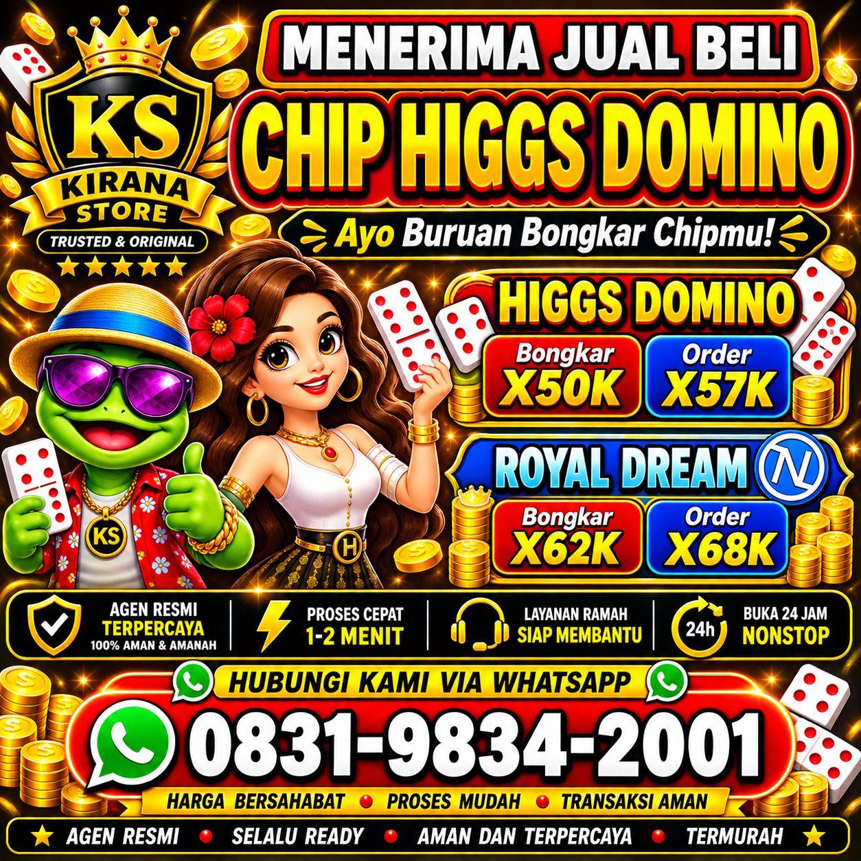JUAL BELI CHIP HDI AMANAH