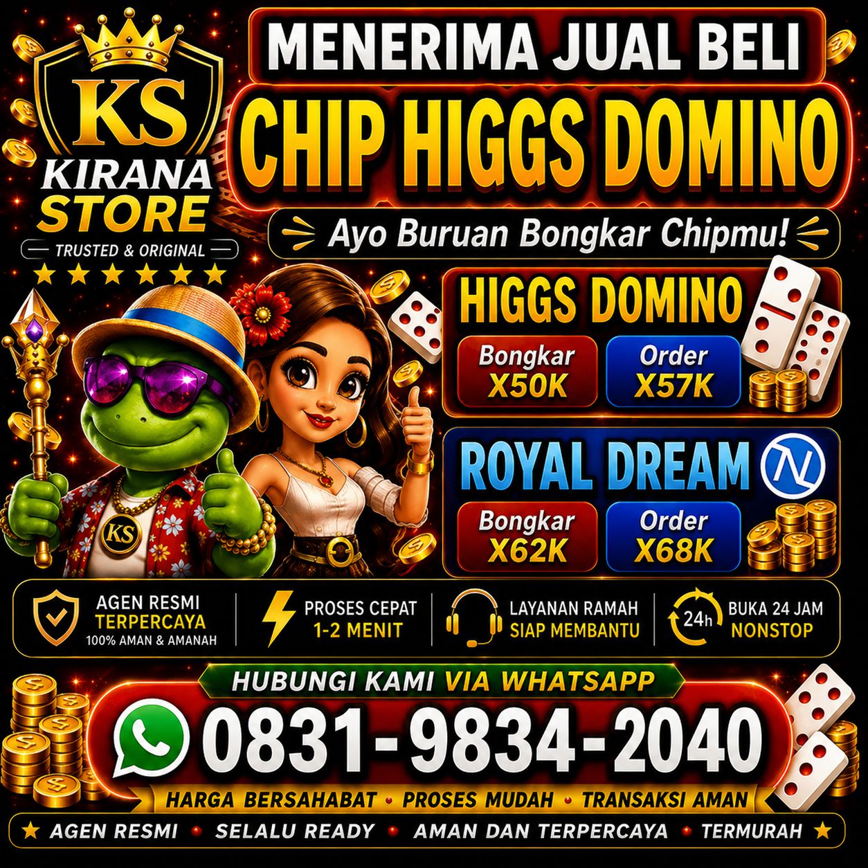 JUAL BELI CHIP HDI