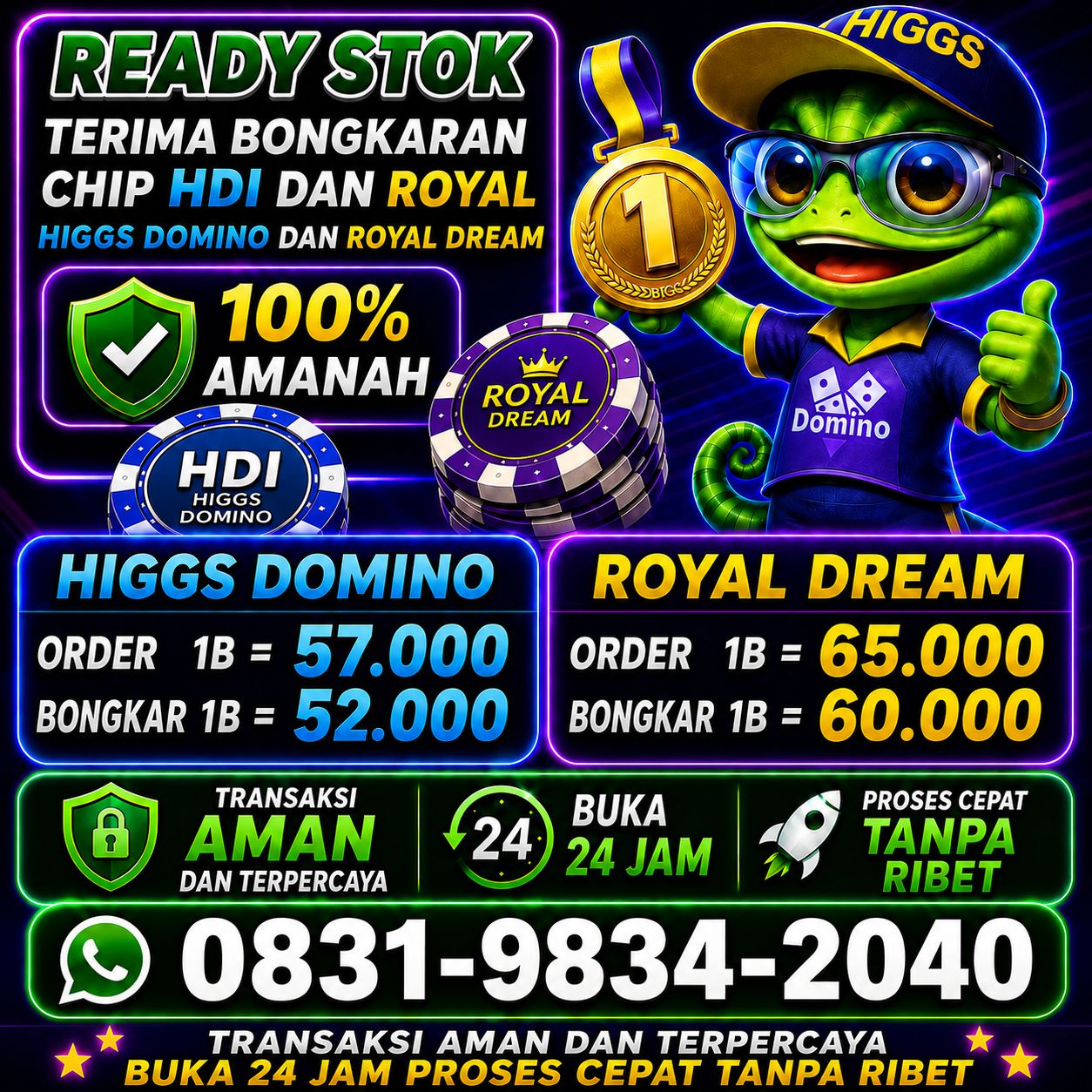 Terima bongkaran chip Hdi
