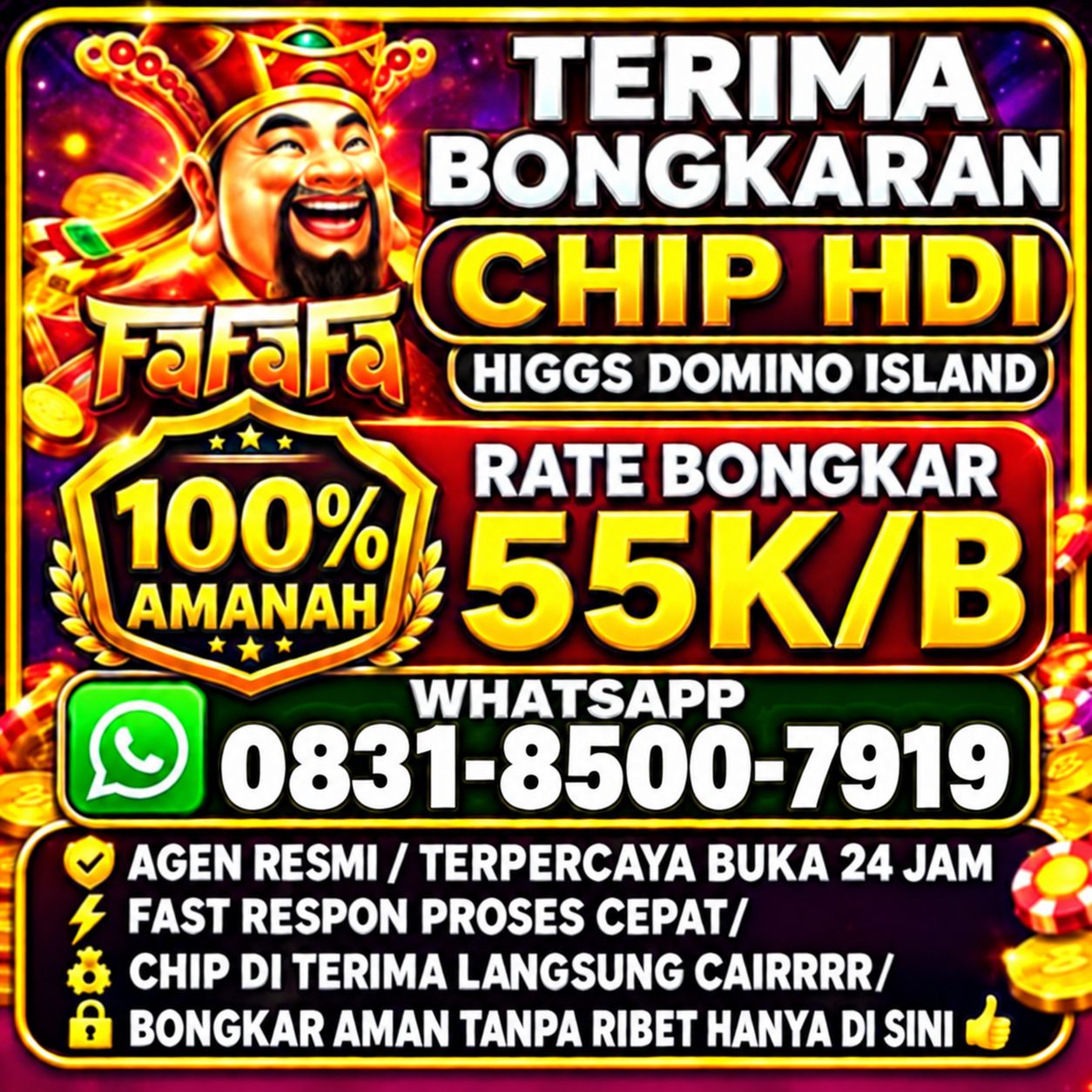 Terima Bongkaran Chip Hdi