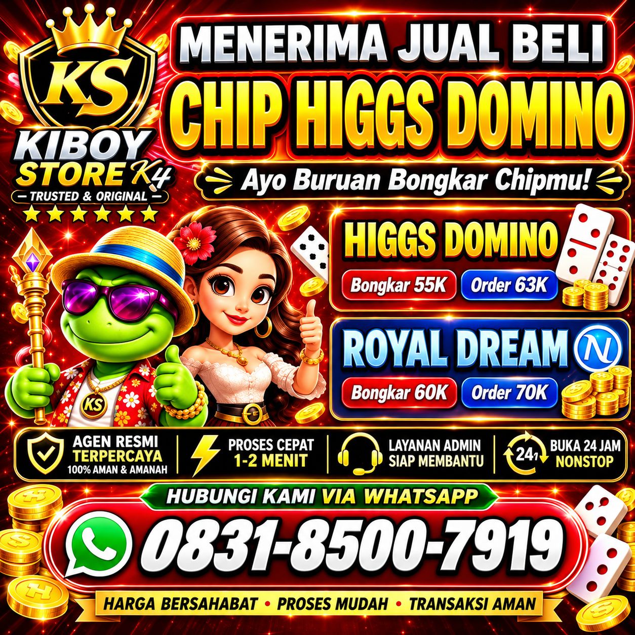 JUAL BELI CHIP HDI REAL