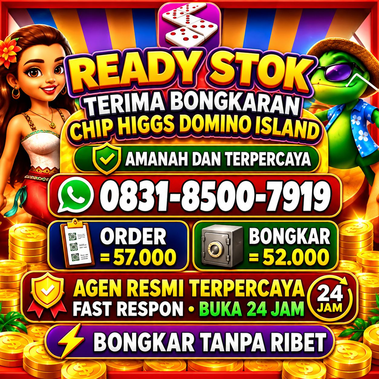 JUAL BELI CHIP HDI REAL