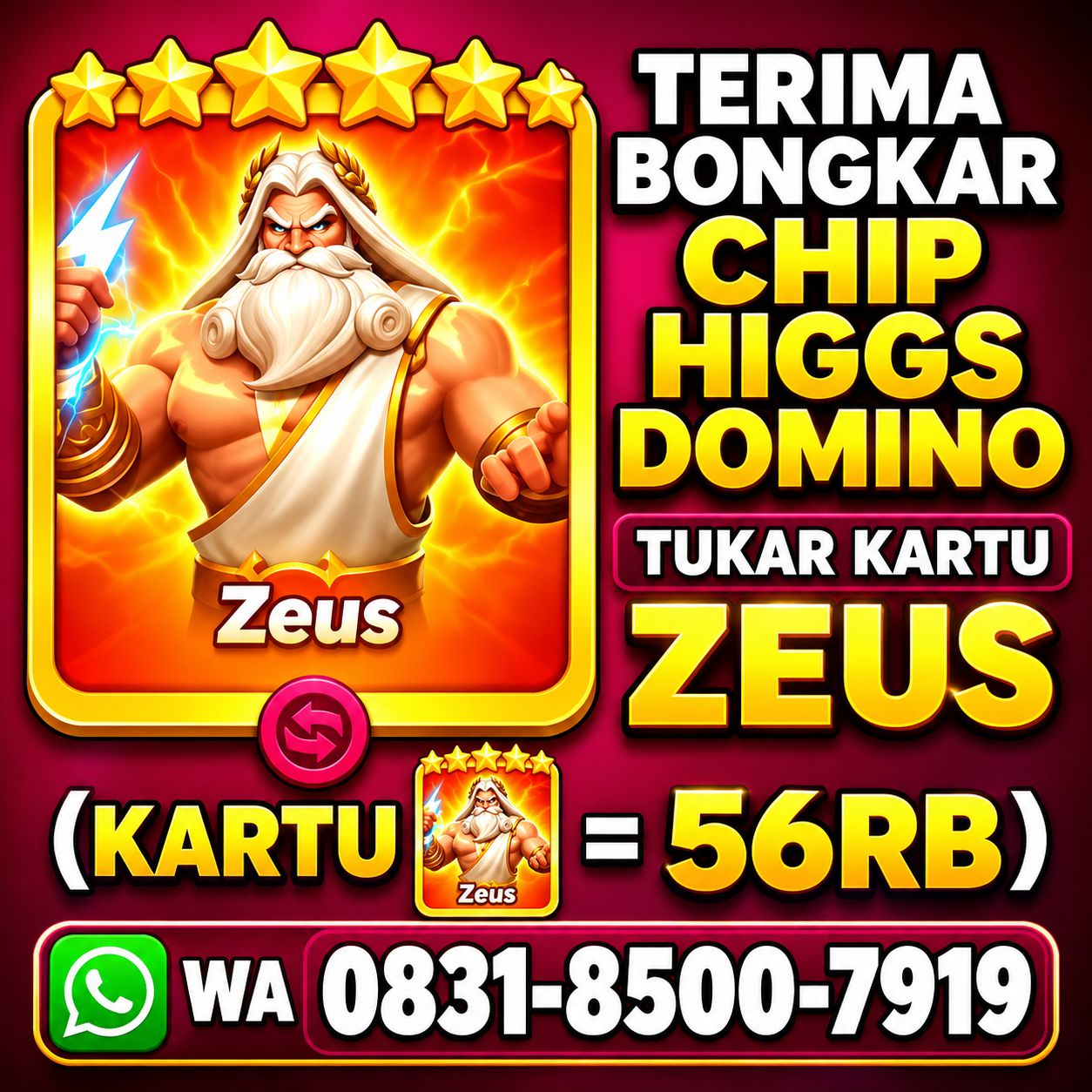 JUAL BELI CHIP HDI REAL