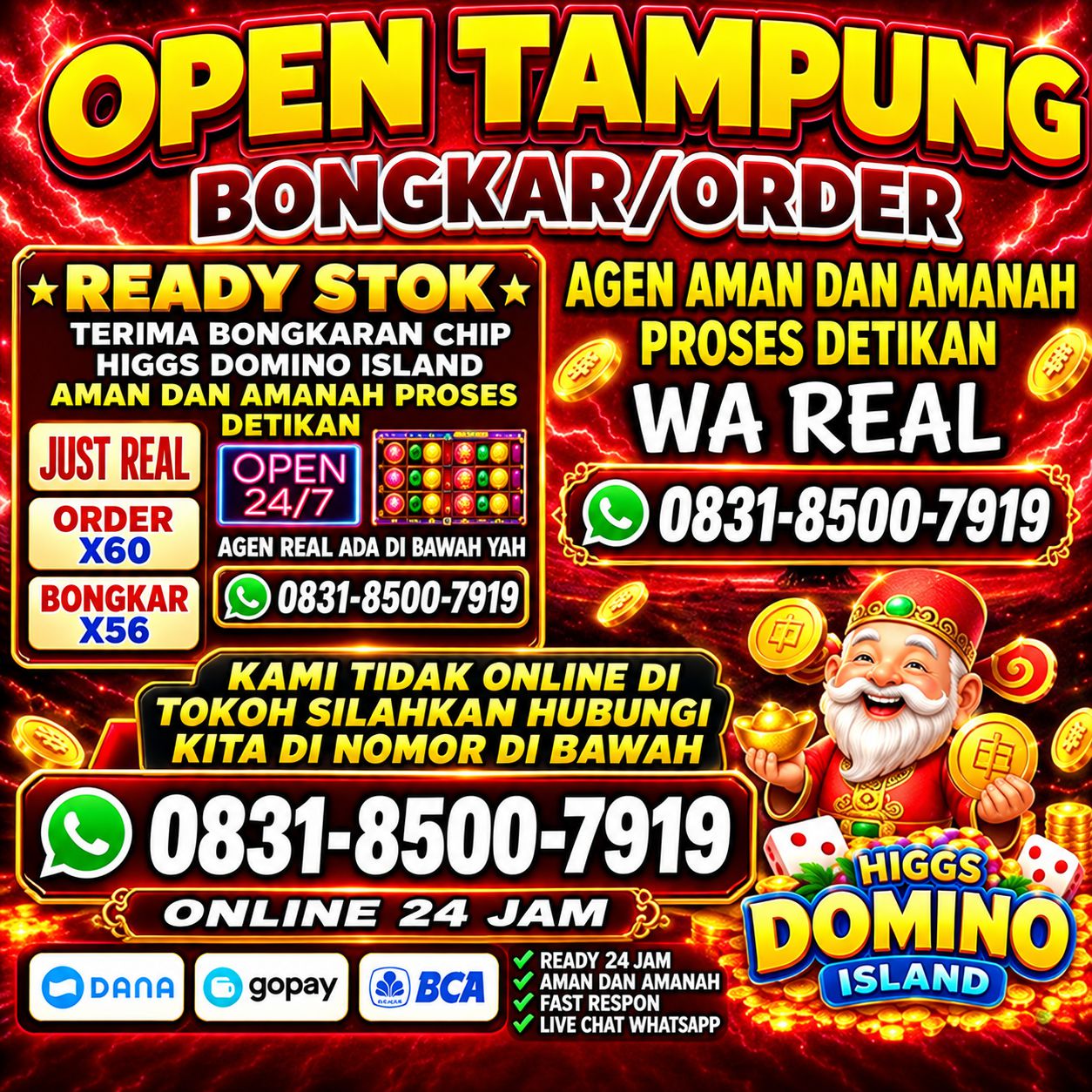 JUAL BELI CHIP HDI REAL