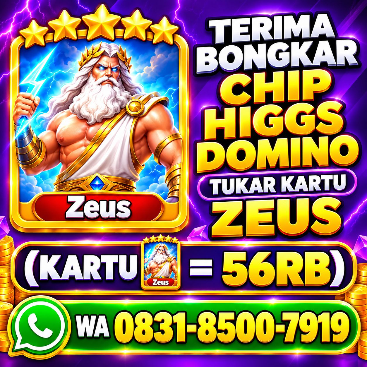 JUAL BELI CHIP HDI REAL