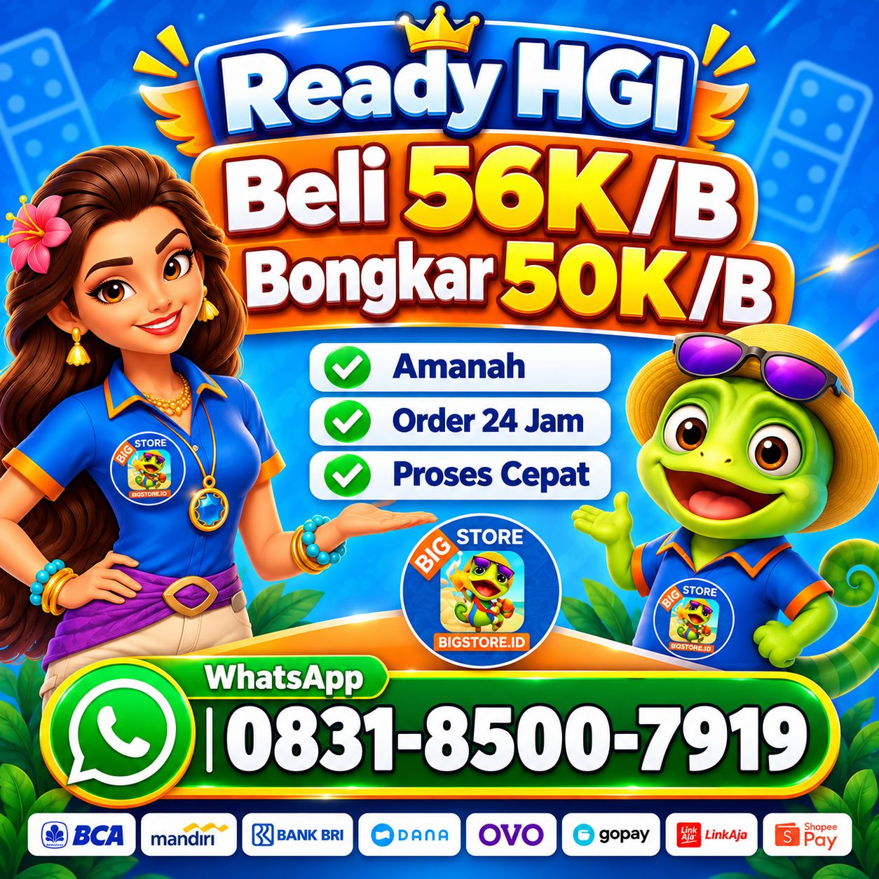 JUAL BELI CHIP HDI REAL