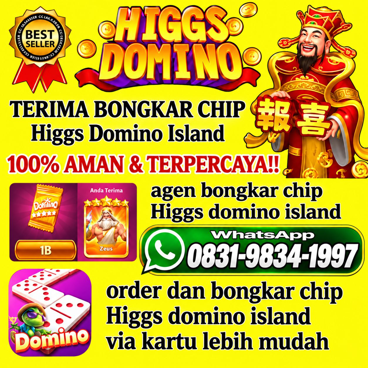 JUAL BELI CHIP HDI REAL