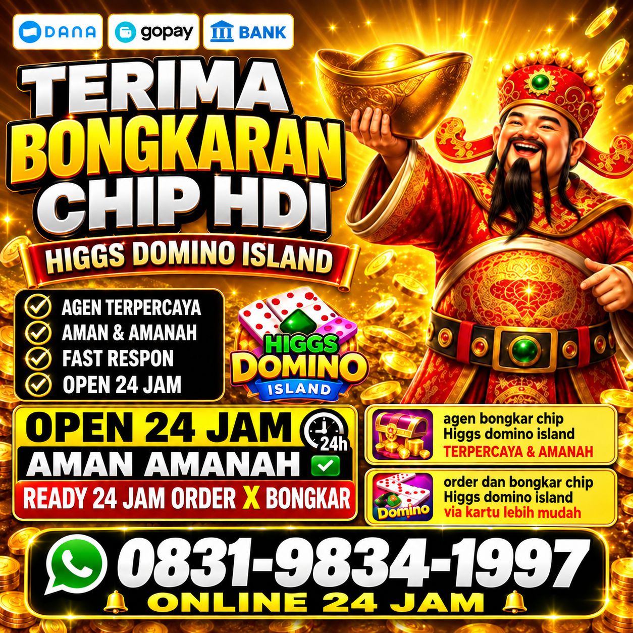 JUAL BELI CHIP HDI REAL