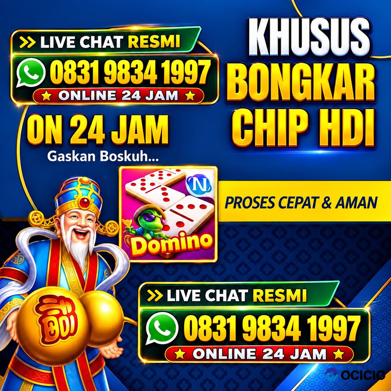 JUAL BELI CHIP HDI REAL