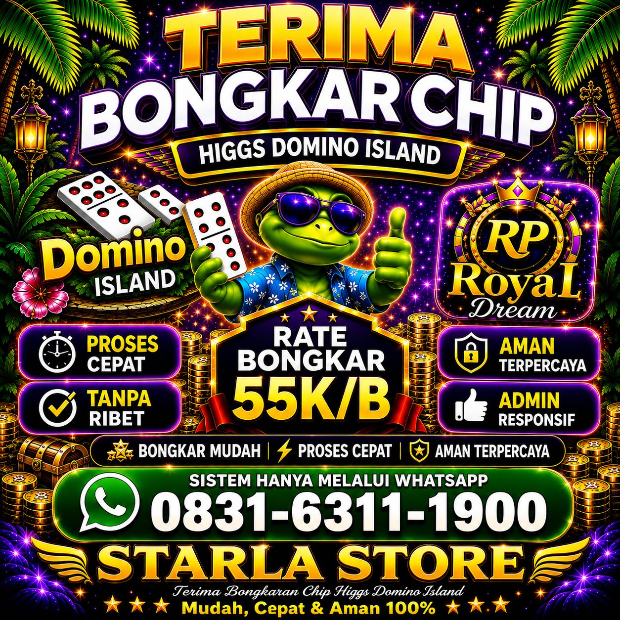 AGEN TERIMA BONGKAR CHIP