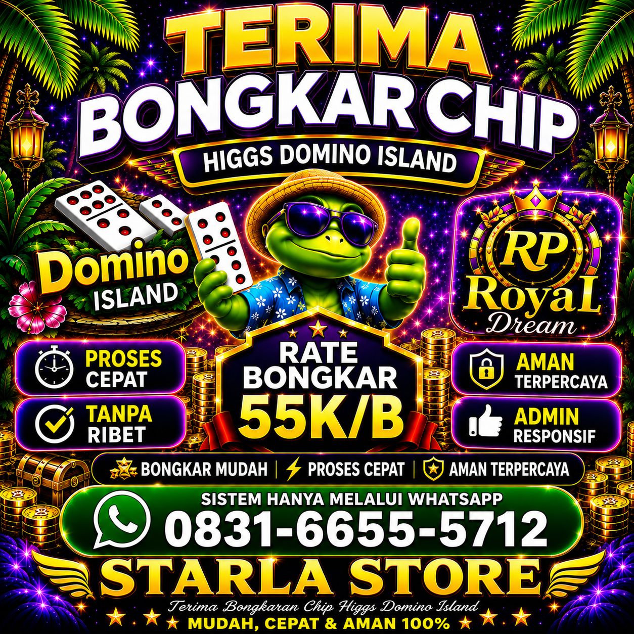 TERIMA BONGKAR CHIP HDI