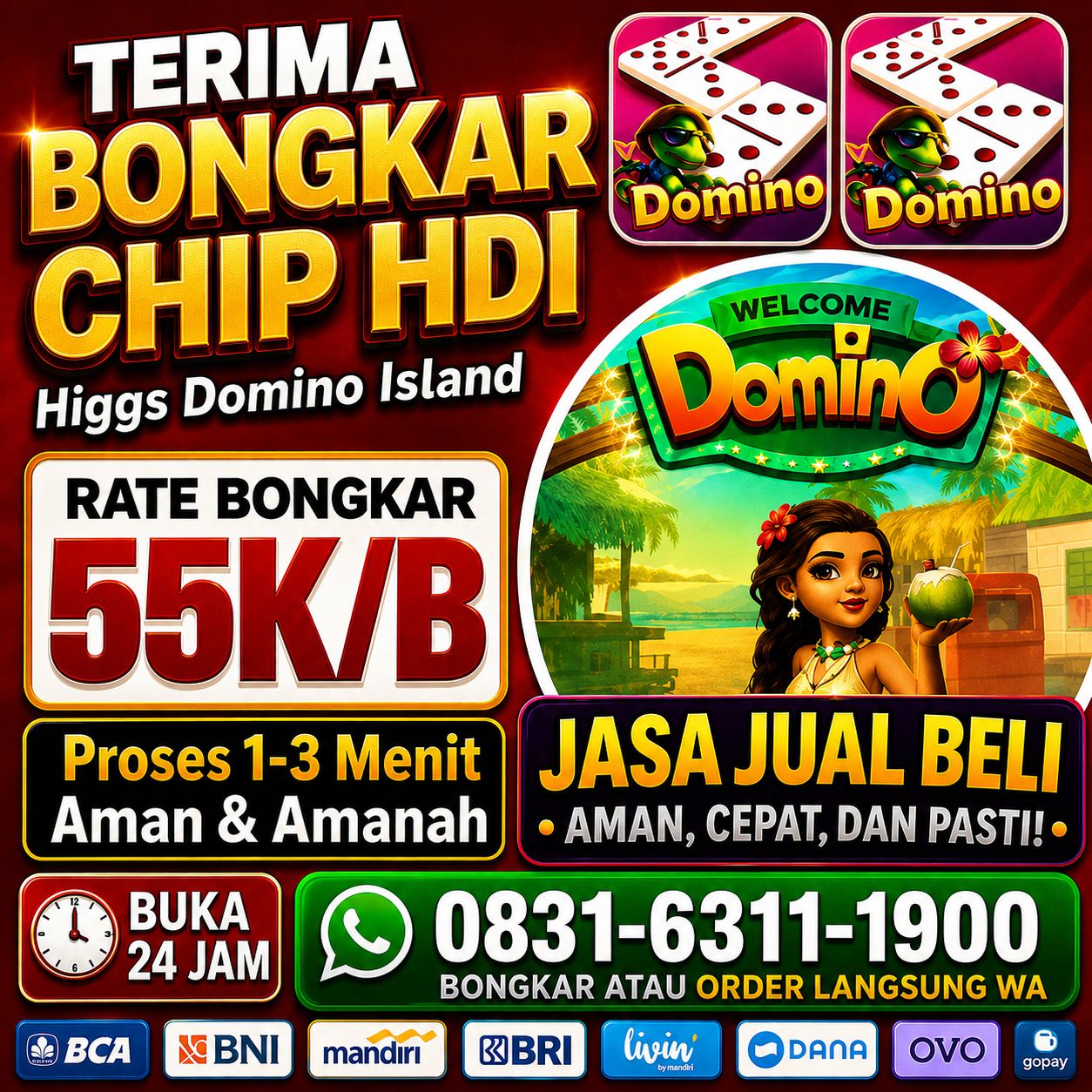 JUAL BELI CHIP HDI
