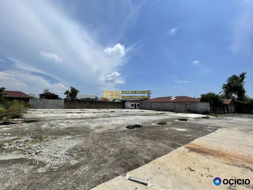Dijual Gudang 1 Tingkat Siap Pakai di Medan Binjai KM 14