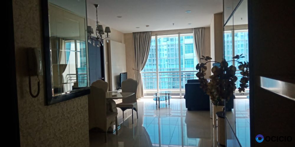 Dijual apartement kemang vilage Tower Cosmopolitan 2 BR full furnished .