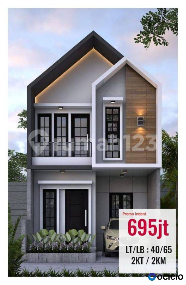 Rumah 2 Lantai 600 An Juta Di Mampang Pancoran Mas Depok