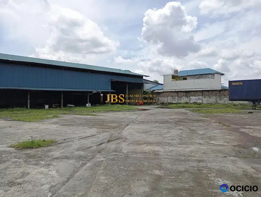 Dijual Gudang 1 Tingkat di Jalan Veteran Pasar 10 - Marelan