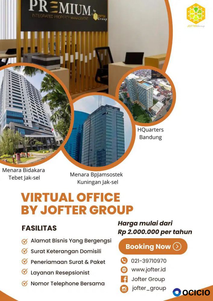 Virtual Office Harga Terjangkau di Menara Bidakara area Tebet