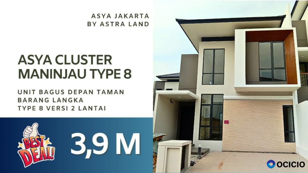 Rumah Dijual Asya Maninjau Type 8