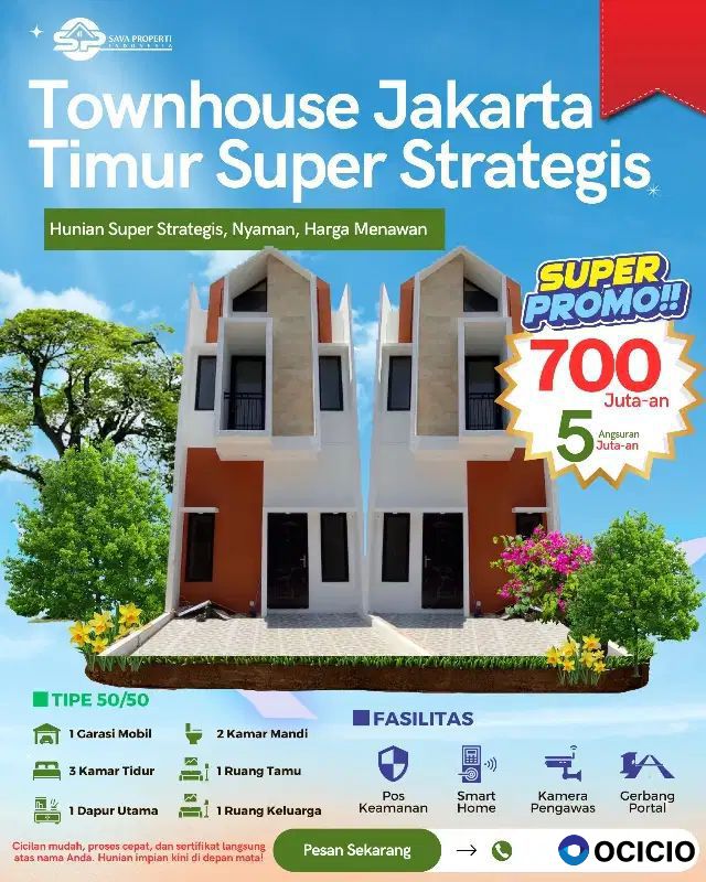 Dijual Rumah Siap Huni Di Cilangkap Jakarta Timur