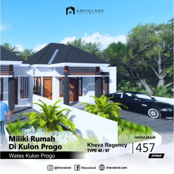 jual rumah di wates kulon progo yogyakarta dekat jalan nasional wates