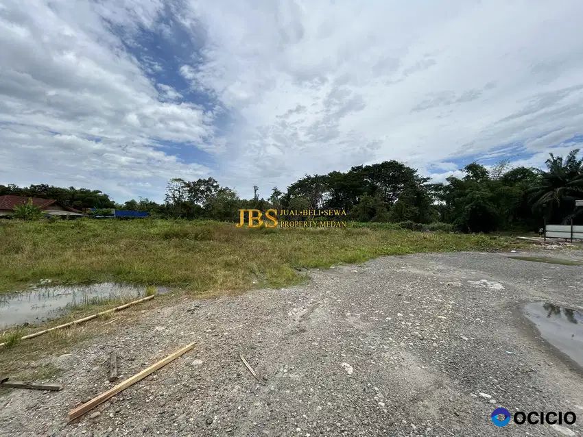 Dijual Tanah Kosong di Jalan Lintas Binjai - Stabat, Karang Rejo