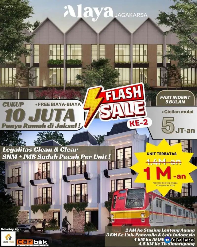 Alaya Jagakarsa Tipe Oasis