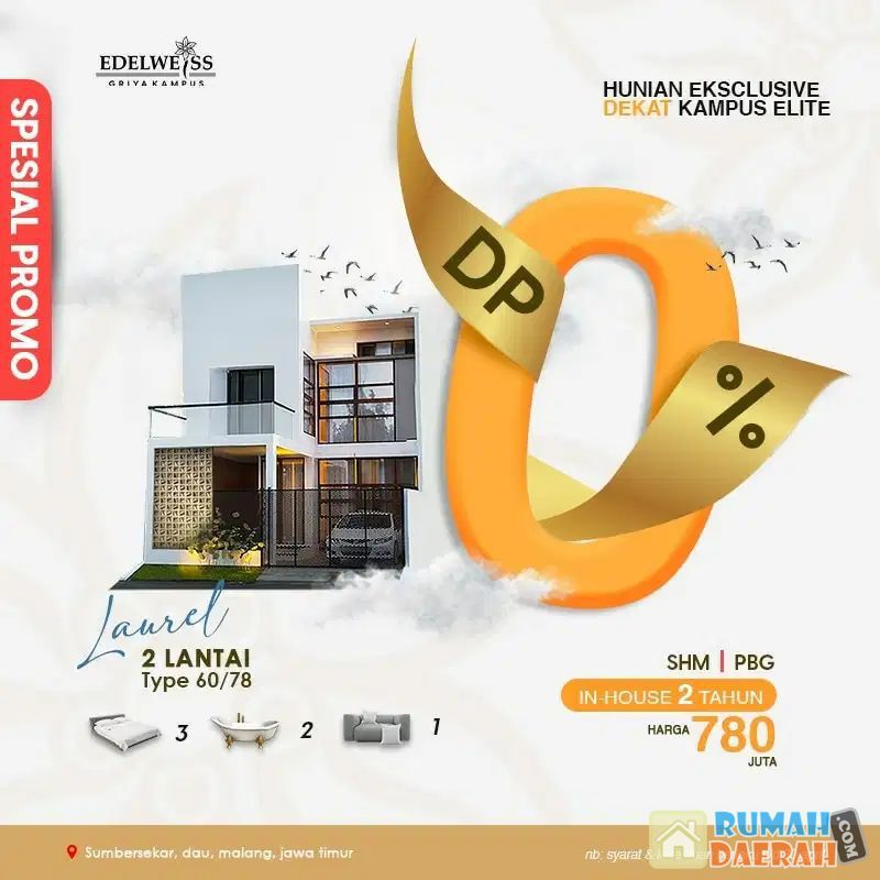 Rumah Exclusive sejuk view citylight