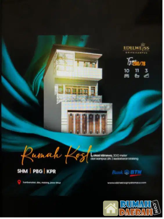 KOS MURAH DEKAT KAMPUS UIN3 MALANG FULL FURNISH