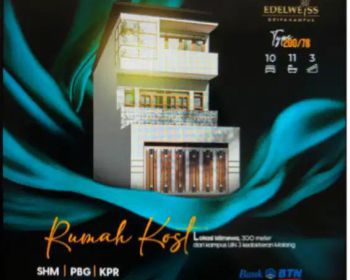 KOS MURAH DEKAT KAMPUS UIN3 MALANG FULL FURNISH