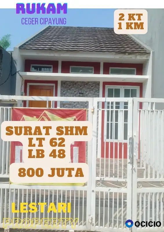 Dijual Rumah Murah Dijakarta Timur