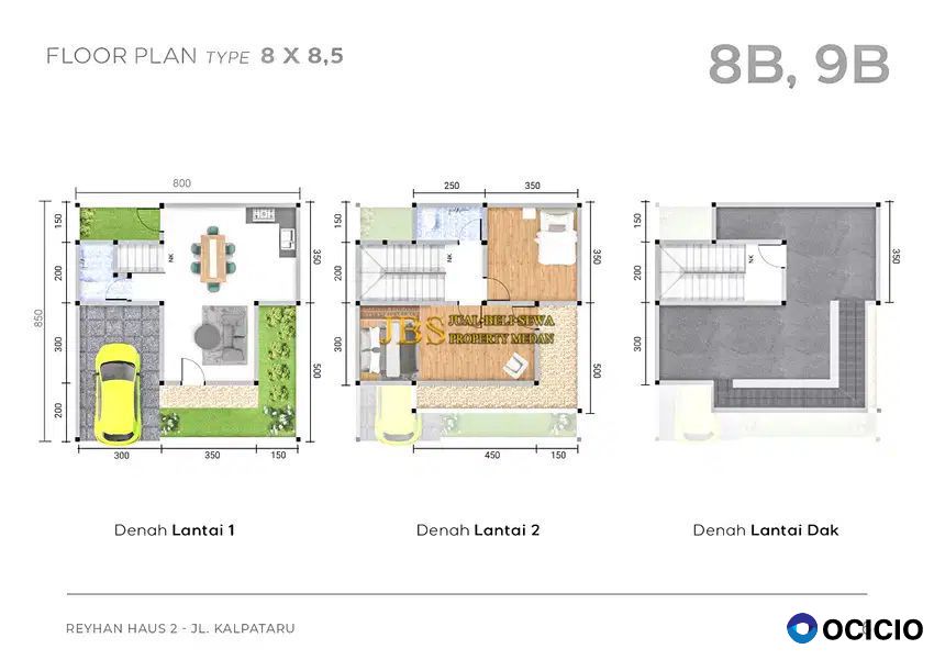 NEW PROJECT! Komplek Reyhan Haus 2 di Daerah Medan Helvetia