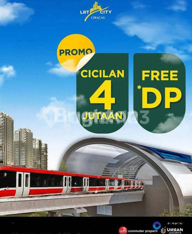 apartemen LRT City Ciracas beli 1 bed dapat 2bed