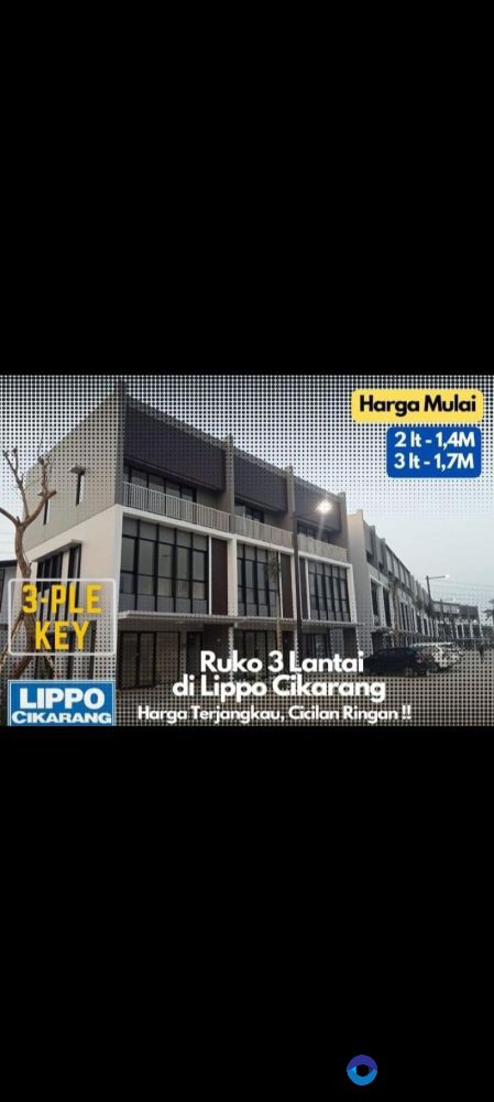 Dijual Ruko Cikarang Bekasi 