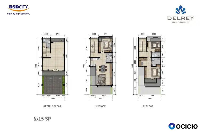 Delrey Biztown Tipe 6 - BSD City