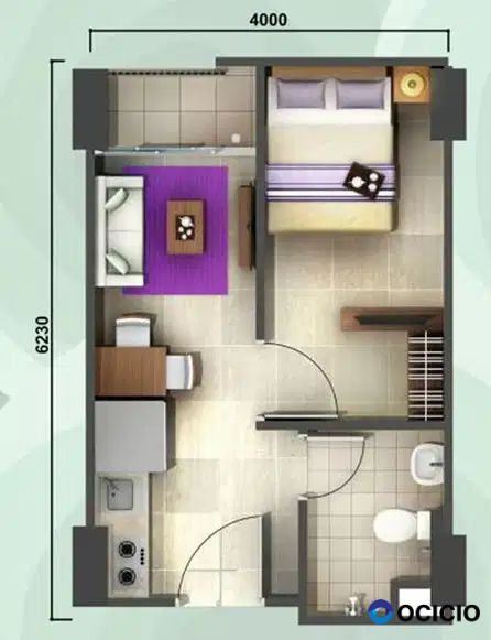 BSD City - Akasa Apartment Tipe 1 BR