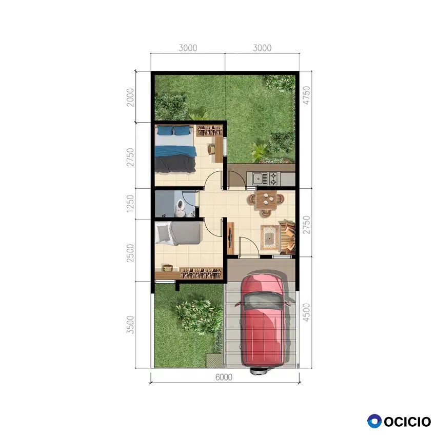 Grand Tenjo Residence - Oakwood Suite