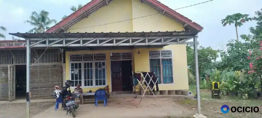 Rumah plus kolam ikan di wiyono gedong tataan