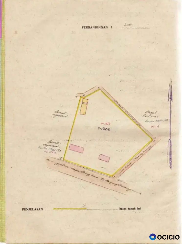 Tanah 6110 meter di jalan utama dekat chandra pringsewu