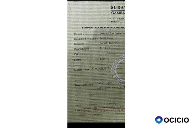 tanah dijual Banda Aceh