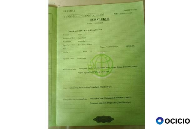 lahan dijual di meulaboh