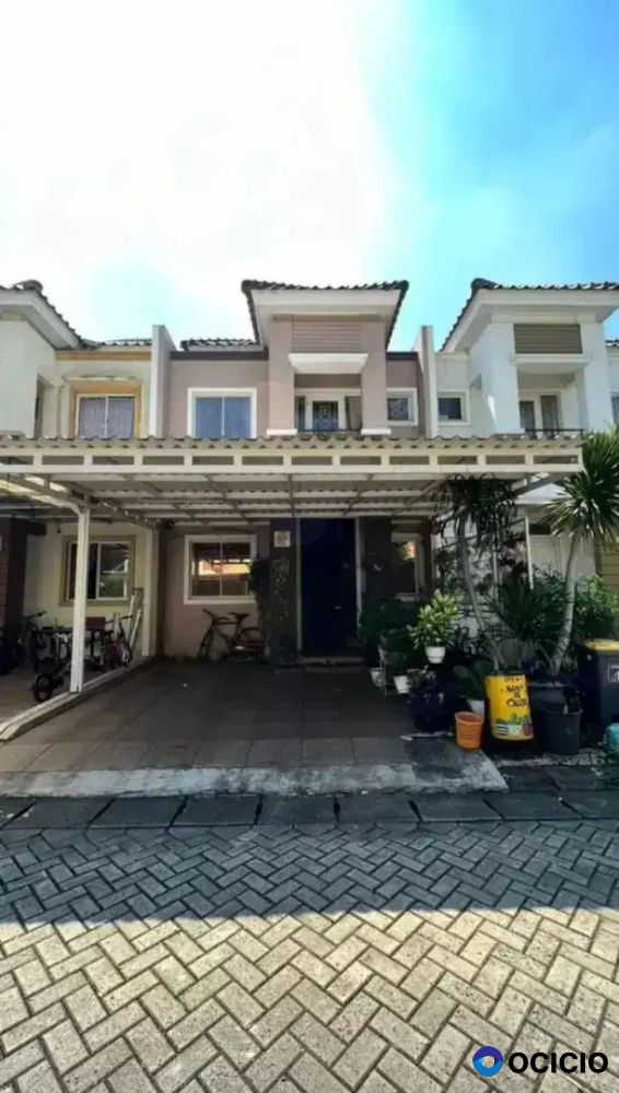 Dijual rumah cluster tingkat murah grand galaxy semi furnished