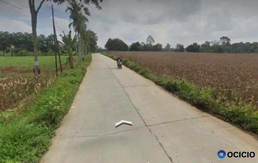 Tanah di jalan penghubung Branti dan pesawaran