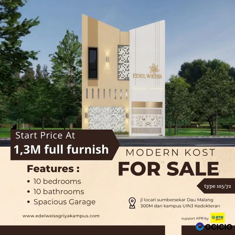 Sell Rumah Kosan: Rukost Exlusive