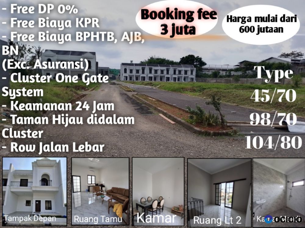 Jual rumah murah one gate system' Cilodong depok