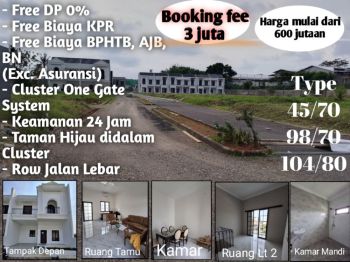 Jual rumah murah one gate system' Cilodong depok