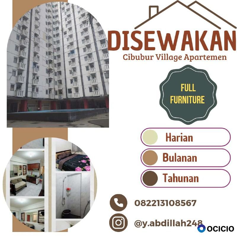 Cibubur Village Apartemen di Maha Property Cimanggis Depok Jawa Barat