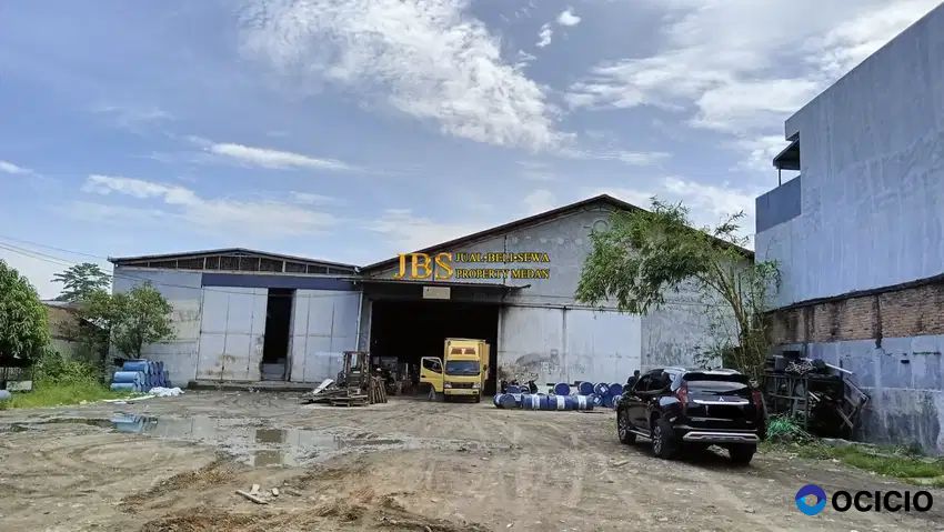 PALING MURAH Jual Gudang & Tanah Kosong Jalan Letda Sujono - Medan