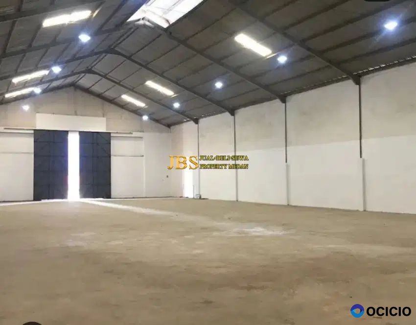 Dijual Gudang KIM 3 Jalan Pulau Nias Selatan IV Mabar - Medan