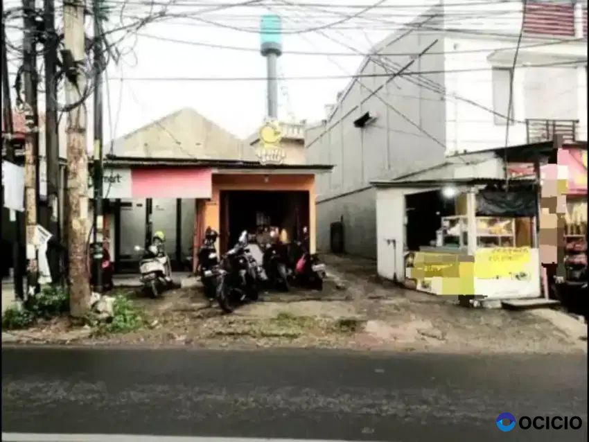 Dijual bangunan komersial tanah 311pinggir jalan jatimakmur pondokgede