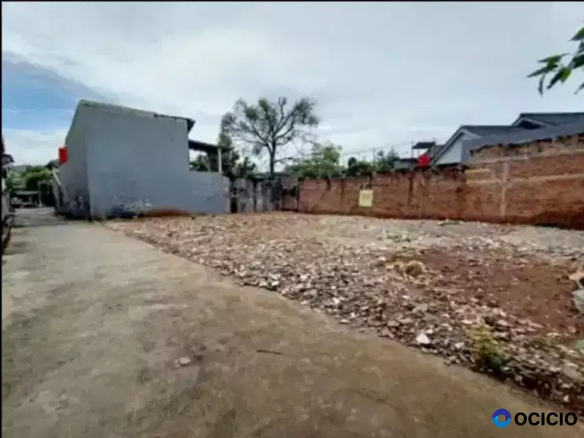 Dijual tanah murah 260m2 ( lebar 20m) dkt jl raya jatikramat